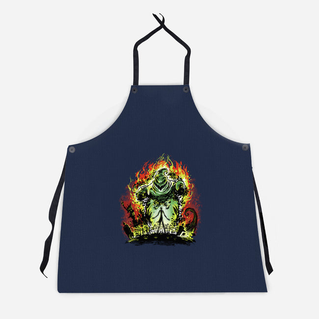 Oogie Balrog-Unisex-Kitchen-Apron-zascanauta