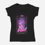 Broken Heart-Womens-V-Neck-Tee-yumie