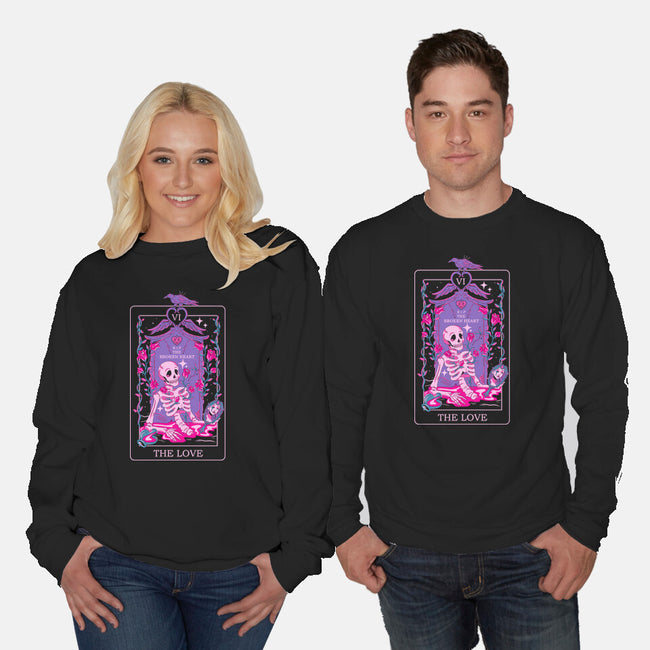 Broken Heart-Unisex-Crew Neck-Sweatshirt-yumie