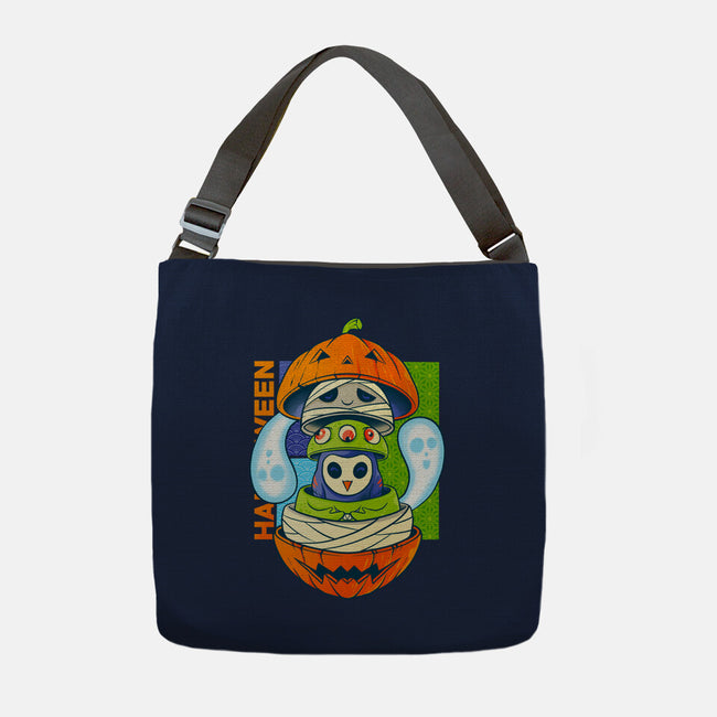 Spooky Doll-None-Adjustable Tote-Bag-spoilerinc