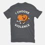 Pumpkin Violence-Unisex-Basic-Tee-Melonseta