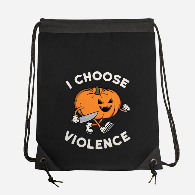 Pumpkin Violence-None-Drawstring-Bag-Melonseta