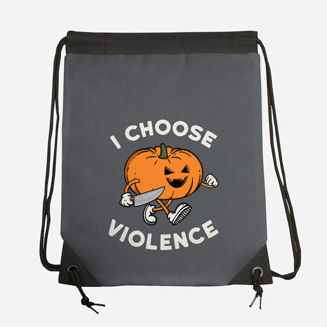 Pumpkin Violence-None-Drawstring-Bag-Melonseta