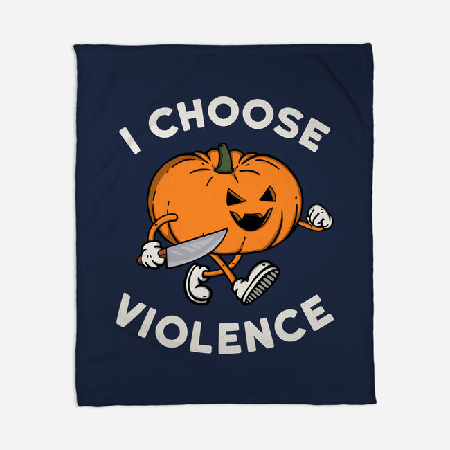 Pumpkin Violence-None-Fleece-Blanket-Melonseta