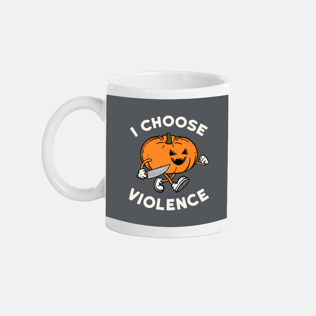 Pumpkin Violence-None-Mug-Drinkware-Melonseta