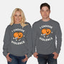 Pumpkin Violence-Unisex-Crew Neck-Sweatshirt-Melonseta