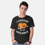 Pumpkin Violence-Mens-Basic-Tee-Melonseta