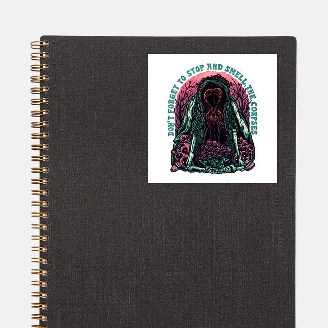 Smell The Corpses-None-Glossy-Sticker-glitchygorilla