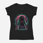 Smell The Corpses-Womens-V-Neck-Tee-glitchygorilla