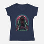 Smell The Corpses-Womens-V-Neck-Tee-glitchygorilla