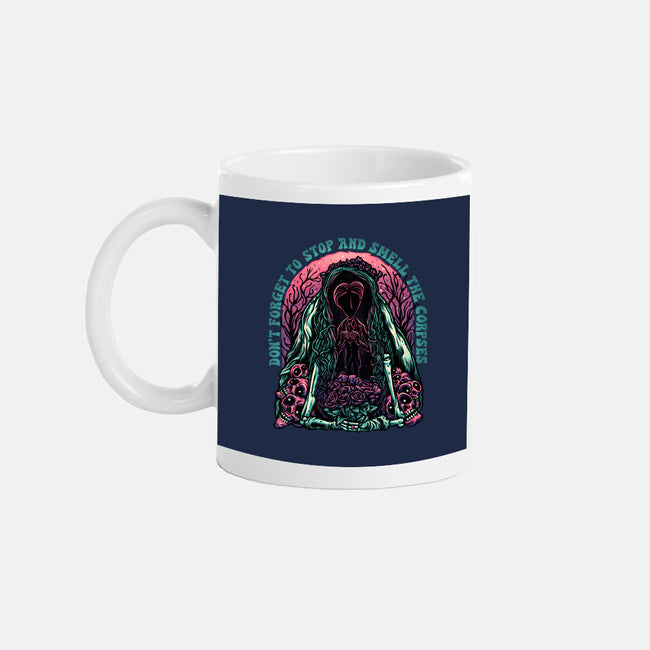 Smell The Corpses-None-Mug-Drinkware-glitchygorilla