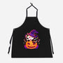 Kitten Witched Pumpkin-Unisex-Kitchen-Apron-Vallina84