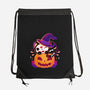 Kitten Witched Pumpkin-None-Drawstring-Bag-Vallina84