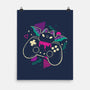 Creepy Cute Gamer Bat-None-Matte-Poster-xMorfina