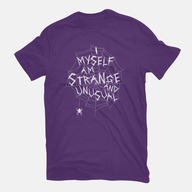 Strange And Unusual Web-Womens-Fitted-Tee-Nemons