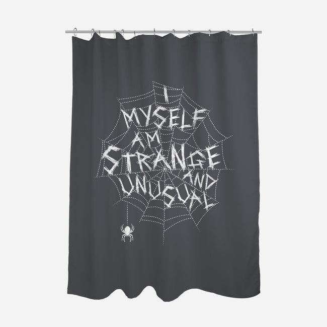 Strange And Unusual Web-None-Polyester-Shower Curtain-Nemons