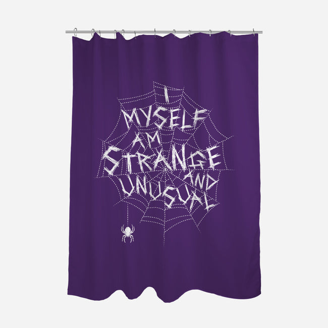 Strange And Unusual Web-None-Polyester-Shower Curtain-Nemons