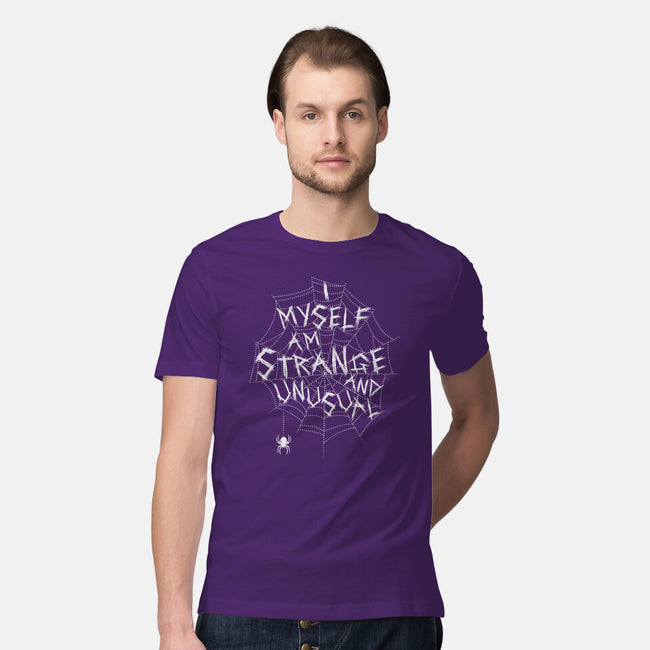 Strange And Unusual Web-Mens-Premium-Tee-Nemons