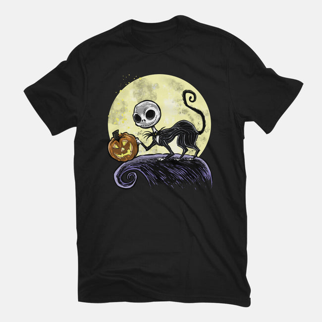 The Game Before Halloween-Mens-Heavyweight-Tee-zascanauta