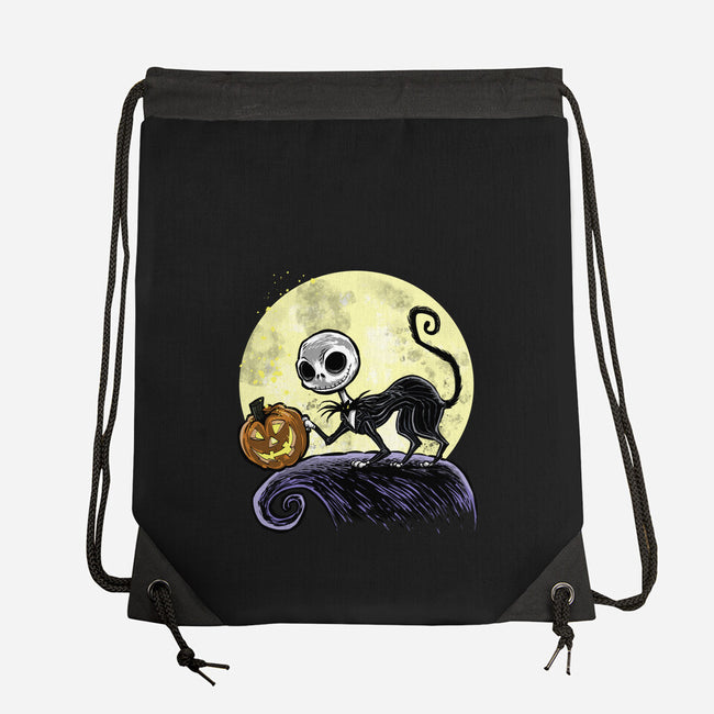 The Game Before Halloween-None-Drawstring-Bag-zascanauta