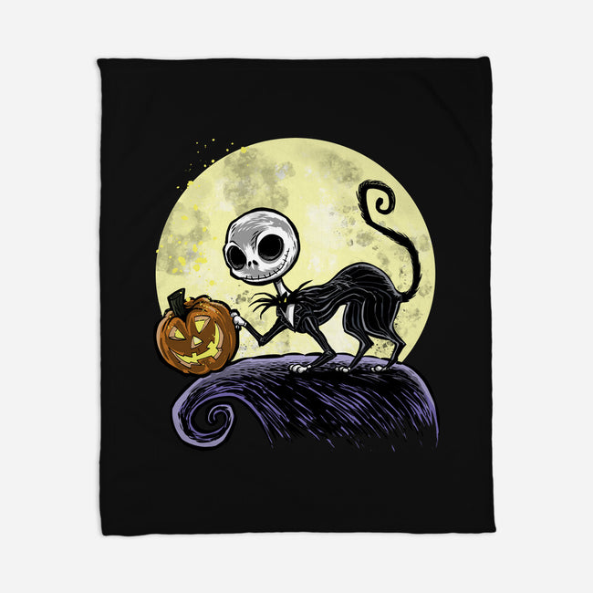 The Game Before Halloween-None-Fleece-Blanket-zascanauta