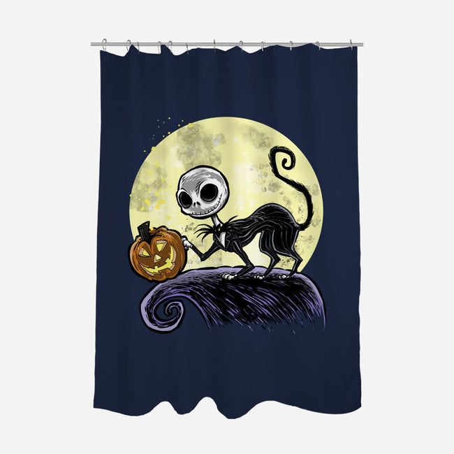 The Game Before Halloween-None-Polyester-Shower Curtain-zascanauta