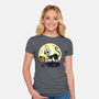 The Game Before Halloween-Womens-Fitted-Tee-zascanauta