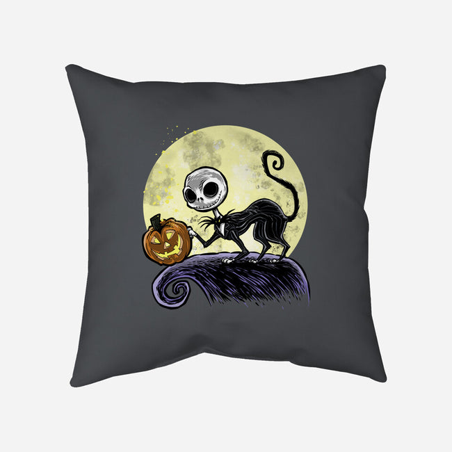 The Game Before Halloween-None-Removable Cover w Insert-Throw Pillow-zascanauta