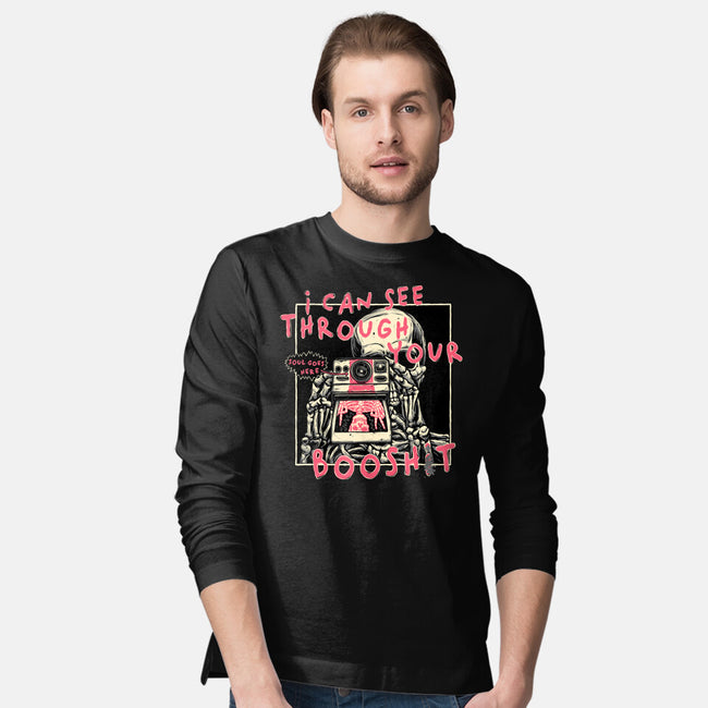 Soul Goes Here-Mens-Long Sleeved-Tee-glitchygorilla