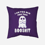 Booshit-None-Removable Cover w Insert-Throw Pillow-fanfabio