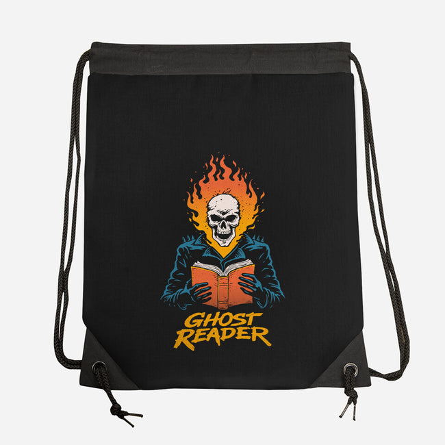 Ghost Reader-None-Drawstring-Bag-dfonseca