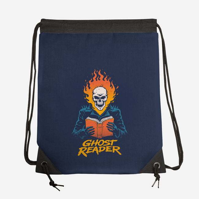 Ghost Reader-None-Drawstring-Bag-dfonseca