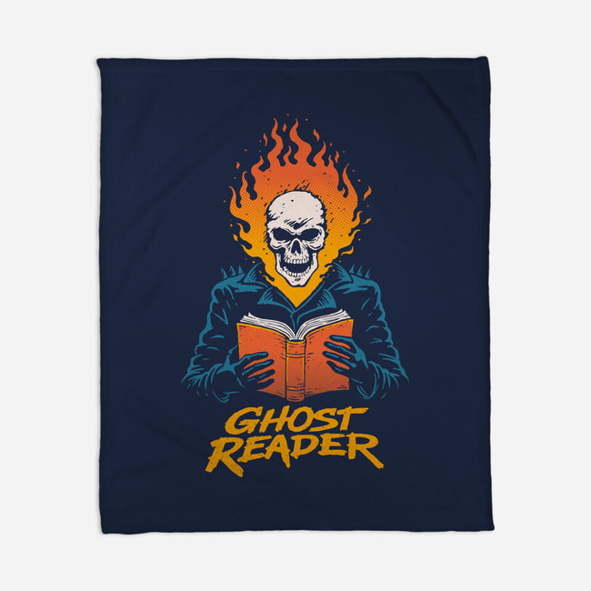 Ghost Reader-None-Fleece-Blanket-dfonseca