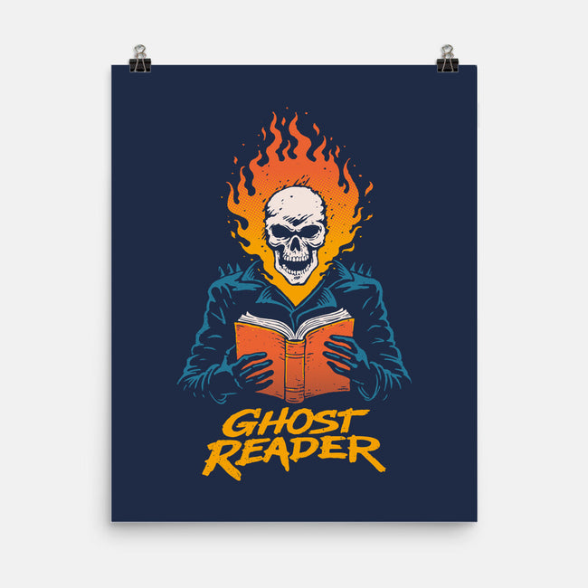 Ghost Reader-None-Matte-Poster-dfonseca