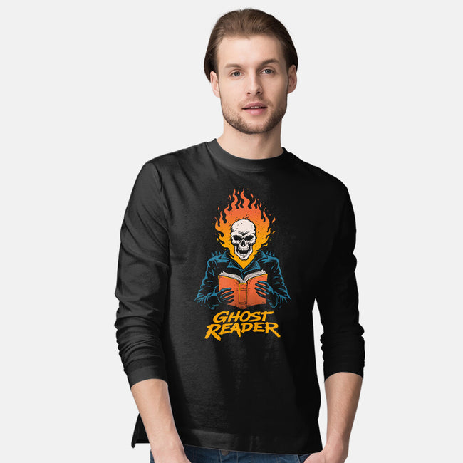 Ghost Reader-Mens-Long Sleeved-Tee-dfonseca