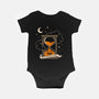 Halloween Is Near-Baby-Basic-Onesie-dfonseca