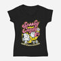 Spooky Beagle Candy-Womens-V-Neck-Tee-Studio Mootant