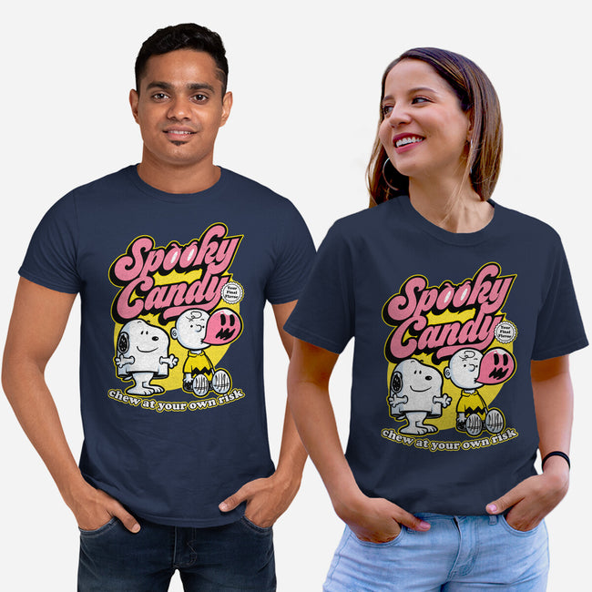 Spooky Beagle Candy-Unisex-Basic-Tee-Studio Mootant