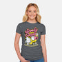 Spooky Beagle Candy-Womens-Fitted-Tee-Studio Mootant