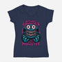 Monster Without Cookies-Womens-V-Neck-Tee-Studio Mootant