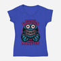 Monster Without Cookies-Womens-V-Neck-Tee-Studio Mootant