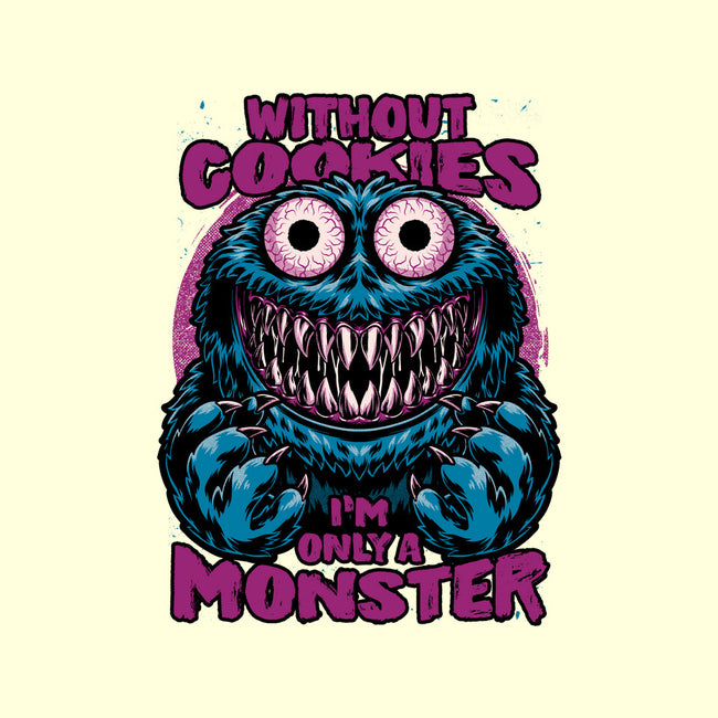 Monster Without Cookies-Unisex-Kitchen-Apron-Studio Mootant