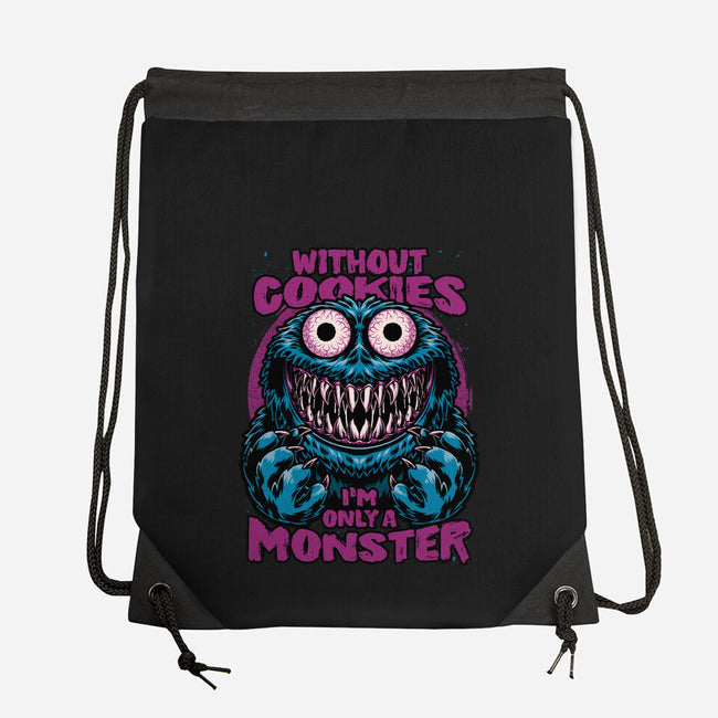 Monster Without Cookies-None-Drawstring-Bag-Studio Mootant