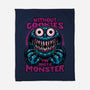 Monster Without Cookies-None-Fleece-Blanket-Studio Mootant