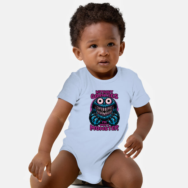 Monster Without Cookies-Baby-Basic-Onesie-Studio Mootant