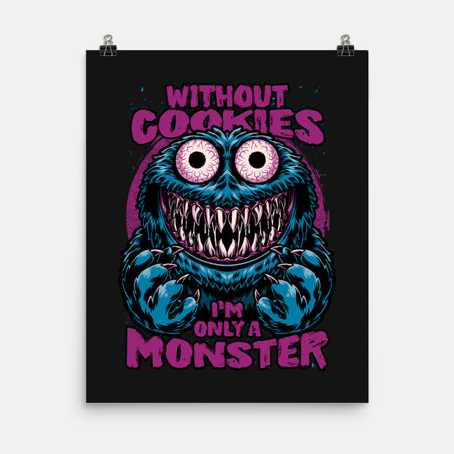 Monster Without Cookies-None-Matte-Poster-Studio Mootant