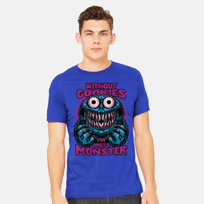 Monster Without Cookies-Mens-Heavyweight-Tee-Studio Mootant