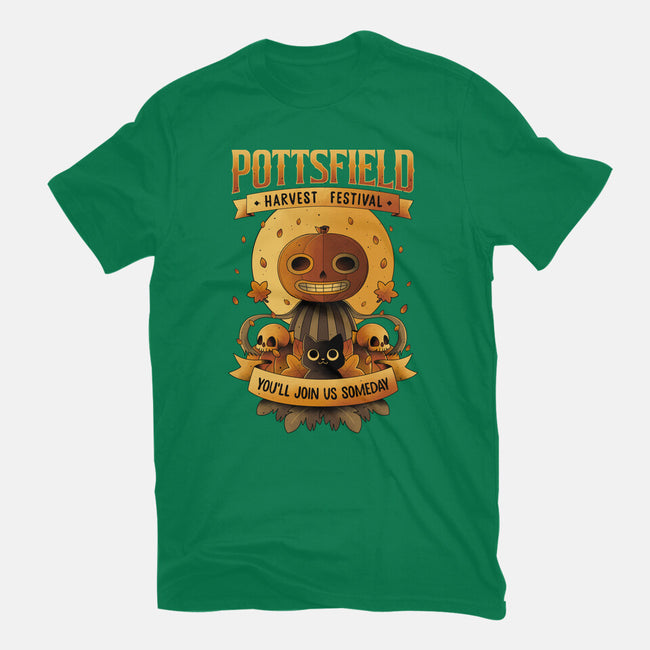 Pottsfield Harvest Festival-Mens-Heavyweight-Tee-retrodivision