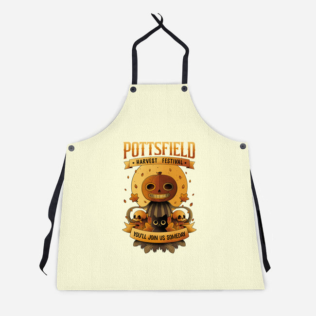 Pottsfield Harvest Festival-Unisex-Kitchen-Apron-retrodivision