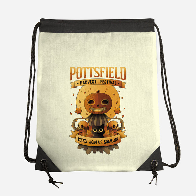 Pottsfield Harvest Festival-None-Drawstring-Bag-retrodivision